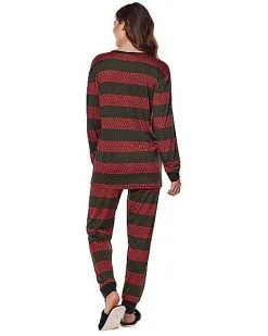 Spirit Halloween Freddy Krueger Pajama Set - A Nightmare On Elm Street 9 Spirit Halloween Freddy Krueger Pajama Set - A Nightmare On Elm Street -Spooky Costume Store 01578525 d
