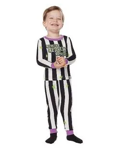 Spirit Halloween Toddler Beetlejuice Pajama Set -Spooky Costume Store 01578657 a