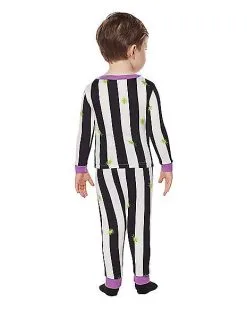 Spirit Halloween Toddler Beetlejuice Pajama Set -Spooky Costume Store 01578657 b