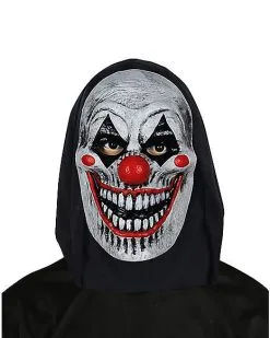 Spirit Halloween Die Laughing Clown Half Mask
