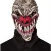 Spirit Halloween UV Light Reactive Last Laugh Hooded Mask 1 Spirit Halloween UV Light Reactive Last Laugh Hooded Mask -Spooky Costume Store 01579739 a