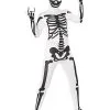 Spirit Halloween Black And White Skeleton Skin Suit Costume -Spooky Costume Store 01580539 a