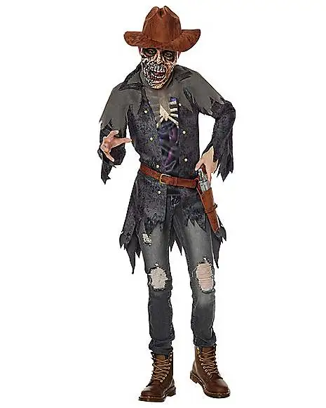Spirit Halloween Kids Cowboy Corpse Costume 3 Spirit Halloween Kids Cowboy Corpse Costume