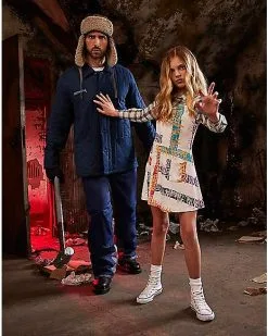 Spirit Halloween Kids Eleven Dress Costume - Stranger Things -Spooky Costume Store 01580786 c