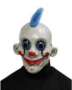 Spirit Halloween Derpy The Clown Half Mask