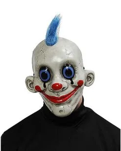 Spirit Halloween Derpy The Clown Half Mask -Spooky Costume Store 01581792 c