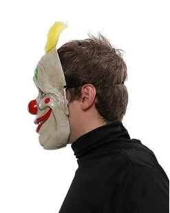 Spirit Halloween Dopey The Clown Half Mask -Spooky Costume Store 01581800 c