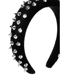 Spirit Halloween Kids Studded Black Headband -Spooky Costume Store 01582204 c