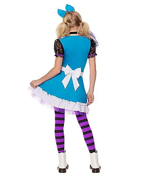 Spirit Halloween Kids Dark Alice Dress Costume 4 Spirit Halloween Kids Dark Alice Dress Costume - Image 2