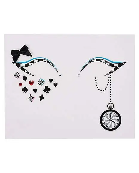 Spirit Halloween Kids Alice Face Decal 4 Spirit Halloween Kids Alice Face Decal - Image 2