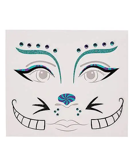 Spirit Halloween Mischievous Cat Face Decals 3 Spirit Halloween Mischievous Cat Face Decals