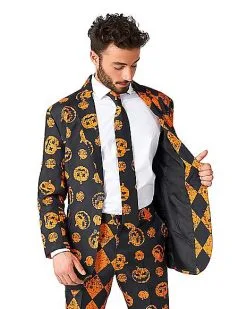 Spirit Halloween Adult Distressed Pumpkin Party Suit 9 Spirit Halloween Adult Distressed Pumpkin Party Suit -Spooky Costume Store 01587179 d