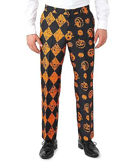 Spirit Halloween Adult Distressed Pumpkin Party Suit 6 Spirit Halloween Adult Distressed Pumpkin Party Suit - Image 5
