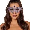 Spirit Halloween Purple Butterfly Crystal Eye Half Mask -Spooky Costume Store 01588755 a