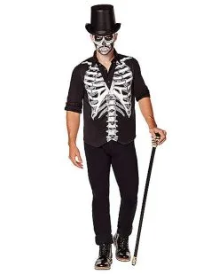 Spirit Halloween Adult Skeleton Vest