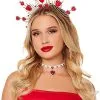Spirit Halloween Cupid Hearts Choker Necklace -Spooky Costume Store 01590249 a