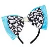 Spirit Halloween Alice Checkerboard Bow Headband -Spooky Costume Store 01590975 a
