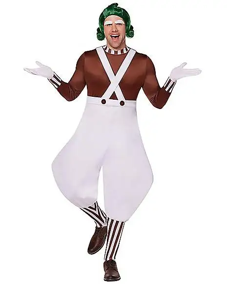 Spirit Halloween Adult Oompa Loompa Costume - Willy Wonka And The Chocolate Factory 3 Spirit Halloween Adult Oompa Loompa Costume - Willy Wonka And The Chocolate Factory