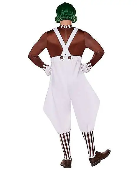 Spirit Halloween Adult Oompa Loompa Costume - Willy Wonka And The Chocolate Factory 4 Spirit Halloween Adult Oompa Loompa Costume - Willy Wonka And The Chocolate Factory - Image 2