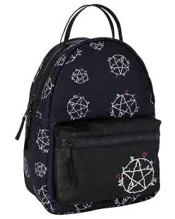 Spirit Halloween Pentagram Mini Backpack 7 Spirit Halloween Pentagram Mini Backpack -Spooky Costume Store 01597160 c