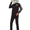 Spirit Halloween Kids Glow In The Dark Marshmello Costume Kit -Spooky Costume Store 01597269 a
