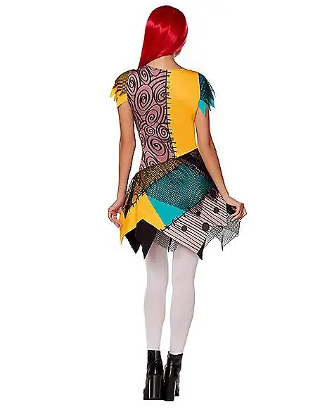 Spirit Halloween Adult Sally Dress - The Nightmare Before Christmas 4 Spirit Halloween Adult Sally Dress - The Nightmare Before Christmas - Image 2