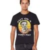 Spirit Halloween Happy Leatherface T Shirt - Texas Chainsaw Massacre -Spooky Costume Store 01598036 a