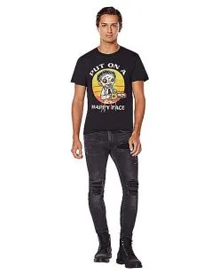 Spirit Halloween Happy Leatherface T Shirt - Texas Chainsaw Massacre 7 Spirit Halloween Happy Leatherface T Shirt - Texas Chainsaw Massacre -Spooky Costume Store 01598036 c