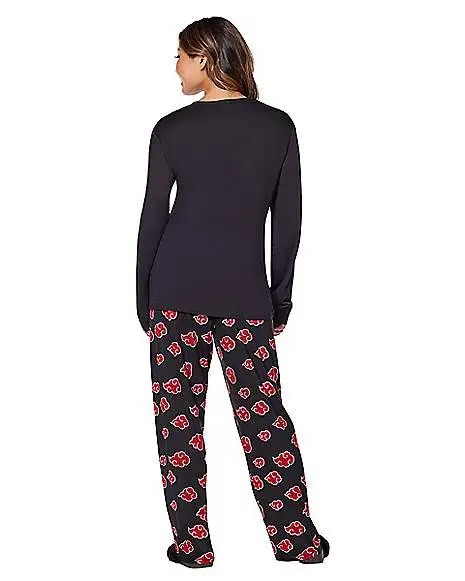 Spirit Halloween Itachi Akatsuki Pajama Set - Naruto Shippuden 6 Spirit Halloween Itachi Akatsuki Pajama Set - Naruto Shippuden - Image 4