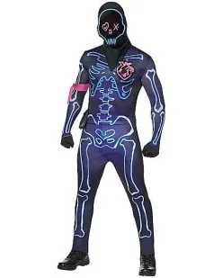 Spirit Halloween Adult Light-Up Fortnite Party Trooper Costume