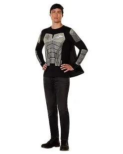 Spirit Halloween Caped Batman Long Sleeve T Shirt -Spooky Costume Store 01601764 c