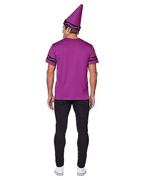 Spirit Halloween Vivid Violet Crayon Costume Kit - Crayola 4 Spirit Halloween Vivid Violet Crayon Costume Kit - Crayola - Image 2