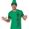 Spirit Halloween Shamrock Green Crayon Costume Kit - Crayola -Spooky Costume Store 01602523 a