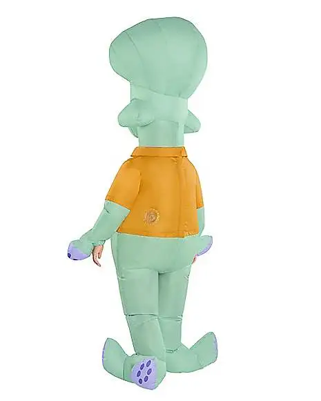 Spirit Halloween Kids Inflatable Squidward Costume - SpongeBob SquarePants 4 Spirit Halloween Kids Inflatable Squidward Costume - SpongeBob SquarePants - Image 2