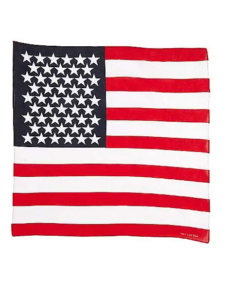Spirit Halloween American Flag Bandana 4 Spirit Halloween American Flag Bandana - Image 2