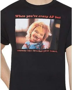 Spirit Halloween Crazy Chucky T Shirt - Child's Play 7 Spirit Halloween Crazy Chucky T Shirt - Child's Play -Spooky Costume Store 03480217 b