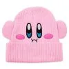Spirit Halloween 3D Kirby Face Cuff Beanie Hat - Nintendo