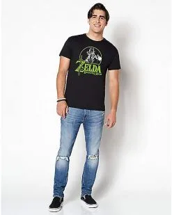 Spirit Halloween The Legend Of Zelda Breath Of The Wild T Shirt -Spooky Costume Store 04170858 c