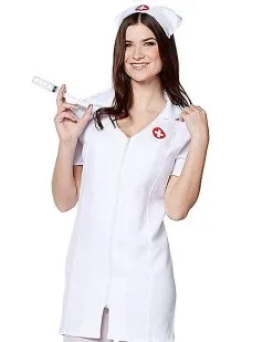 Spirit Halloween Adult Hot Flash Nurse Costume -Spooky Costume Store 07132756 c