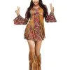 Spirit Halloween Adult Peace And Love Hippie Costume -Spooky Costume Store 07252463 a