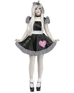 Spirit Halloween Adult Broken China Doll Costume