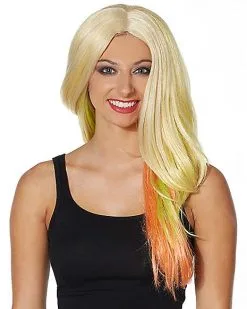 Spirit Halloween Adult Rainbow Ombre Wig -Spooky Costume Store 07380454 c