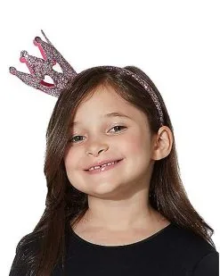 Spirit Halloween Kids Mini Glitter Crown -Spooky Costume Store 07403033 c