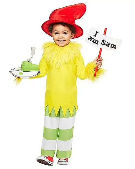 Spirit Halloween Toddler Sam I Am Costume - Dr. Seuss 3 Spirit Halloween Toddler Sam I Am Costume - Dr. Seuss