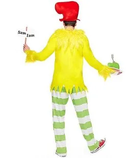 Spirit Halloween Adult Sam I Am Costume - Dr. Seuss -Spooky Costume Store 07403066 d