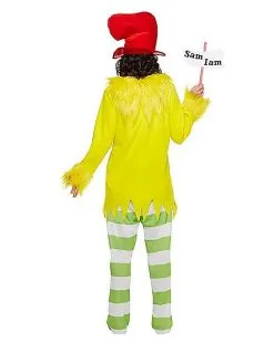 Spirit Halloween Adult Sam I Am Costume - Dr. Seuss -Spooky Costume Store 07403066 f