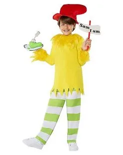 Spirit Halloween Kids Sam I Am Costume - Dr. Seuss