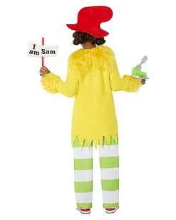 Spirit Halloween Kids Sam I Am Costume - Dr. Seuss -Spooky Costume Store 07403082 c