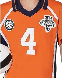 Spirit Halloween Adult Orange Volleyball Uniform Costume -Spooky Costume Store 07423783 d