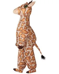 Spirit Halloween Adult Inflatable Giraffe Costume -Spooky Costume Store 07517550 c